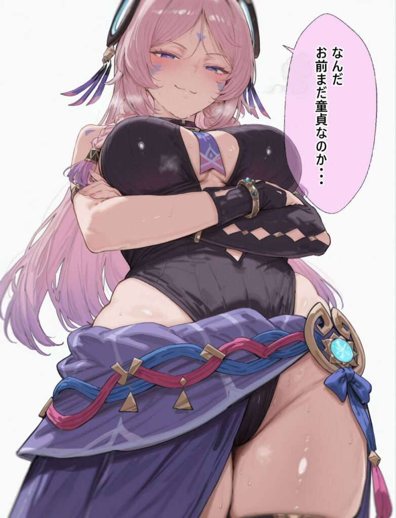 エロい擬音やセリフ付きの二次エロ画像　その4