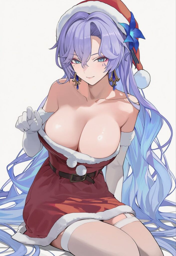 【サンタコス】クリスマスのかわいい女の子の二次画像【微エロ】