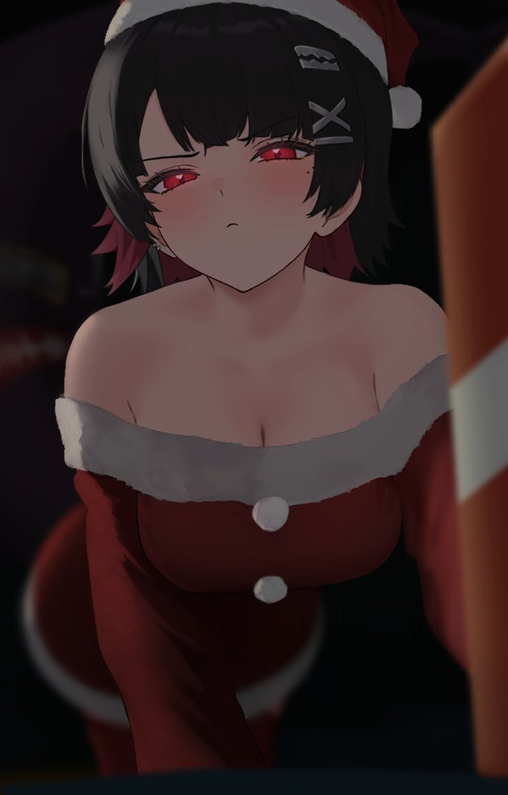 【サンタコス】クリスマスのかわいい女の子の二次画像【微エロ】