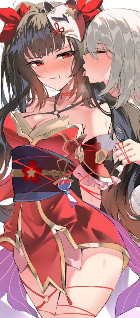 尊い百合の女の子たちの二次エロ画像　その5