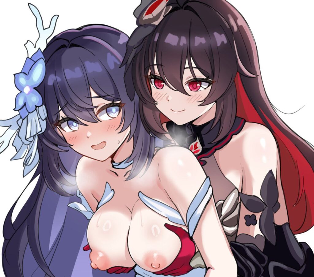 尊い百合の女の子たちの二次エロ画像　その5