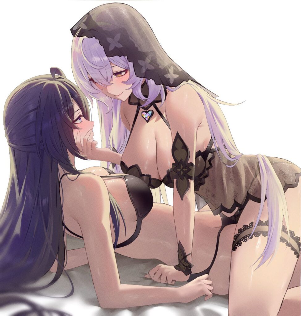 尊い百合の女の子たちの二次エロ画像　その5