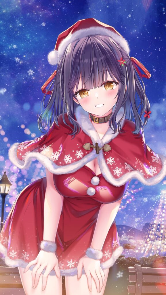 【サンタコス】クリスマスのかわいい女の子の二次画像【微エロ】