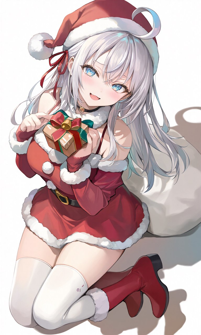 【サンタコス】クリスマスのかわいい女の子の二次画像【微エロ】