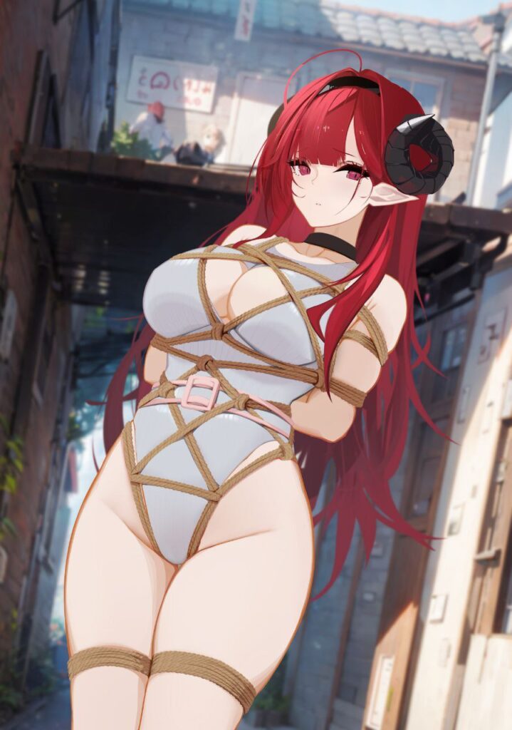 拘束されている女の子の二次エロ画像 その2