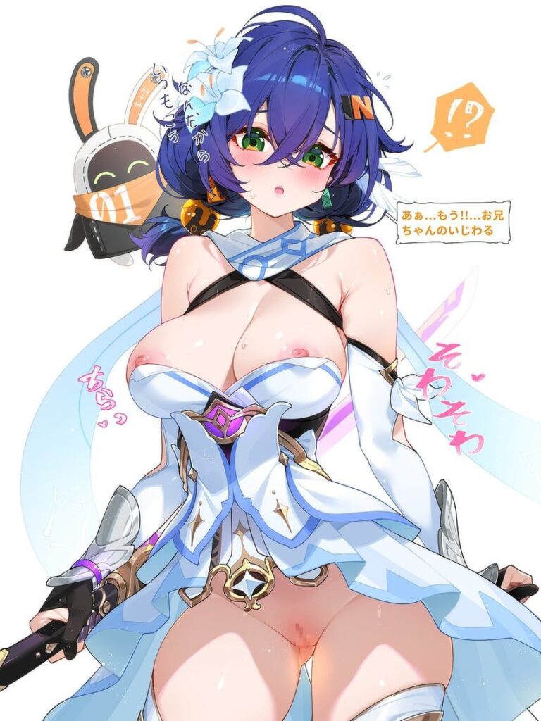 エロい擬音やセリフ付きの二次エロ画像　その4