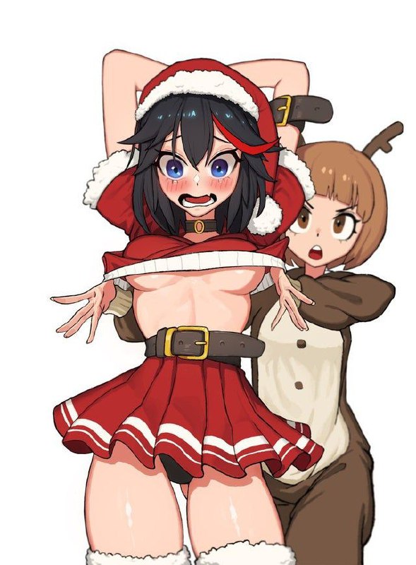 【サンタコス】クリスマスのかわいい女の子の二次画像【微エロ】