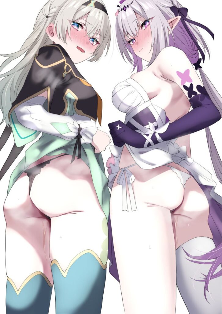 パンツを見せつけてくるエッチな女の子の二次画像【微エロ】 その6