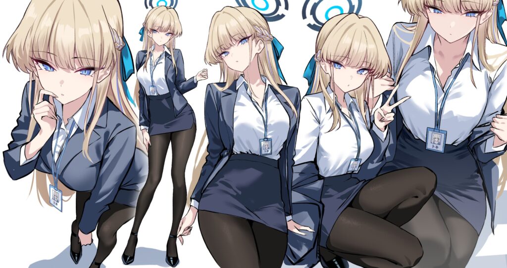 黒タイツ・ストッキングを履いている女の子の二次画像【非エロ】