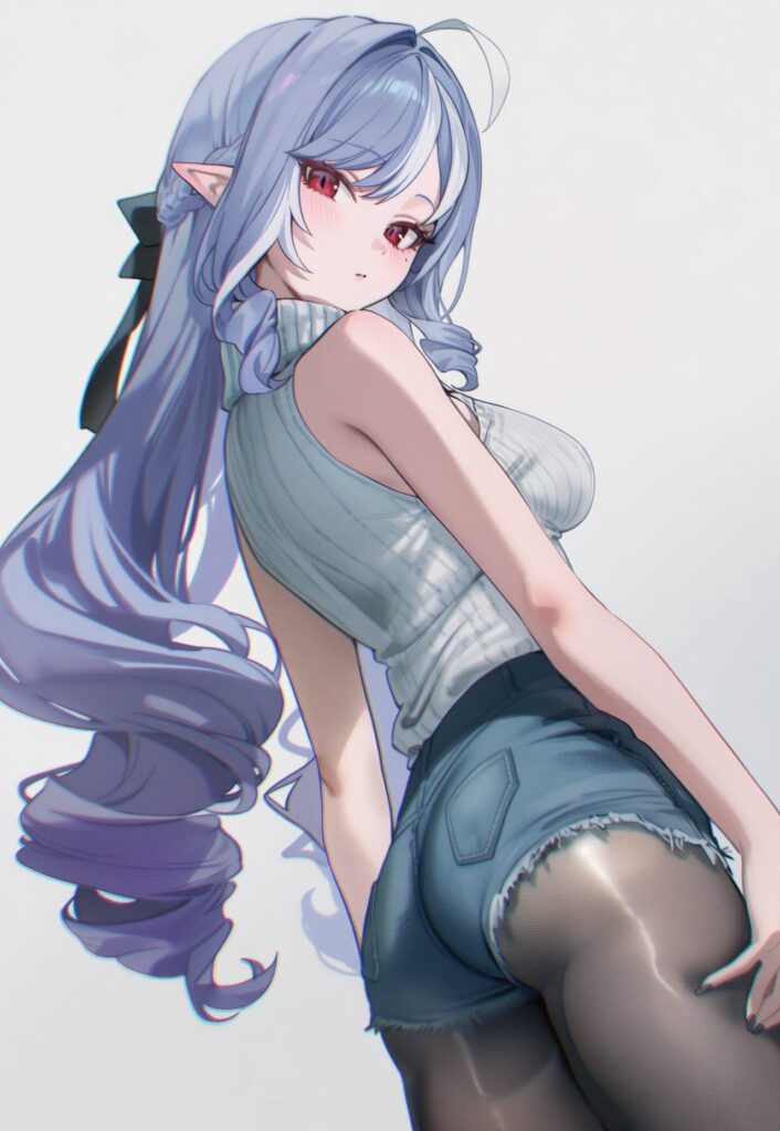 黒タイツ・ストッキングを履いている女の子の二次画像【非エロ】