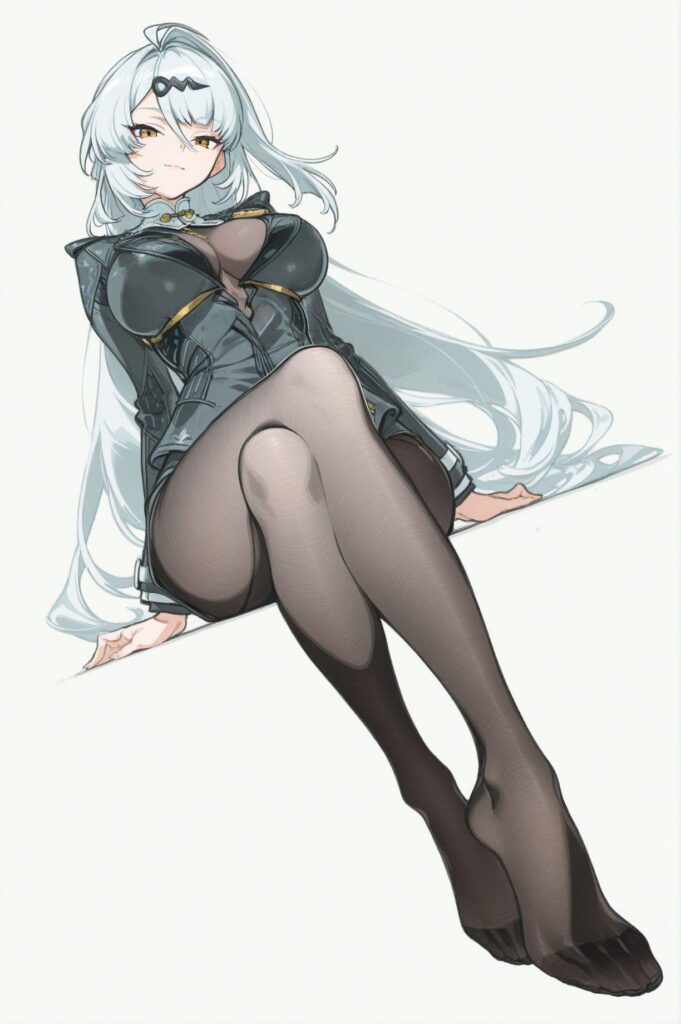 黒タイツ・ストッキングを履いている女の子の二次画像【非エロ】