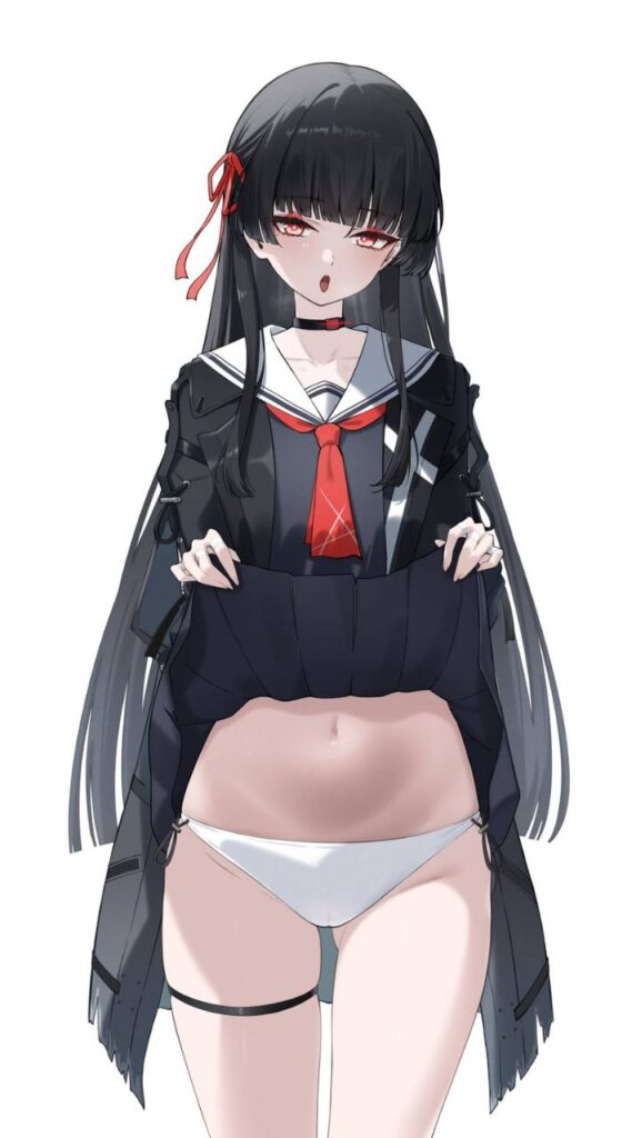 パンツを見せつけてくるエッチな女の子の二次画像【微エロ】 その6