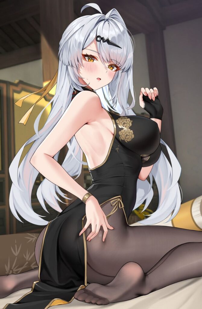 黒タイツ・ストッキングを履いている女の子の二次画像【非エロ】