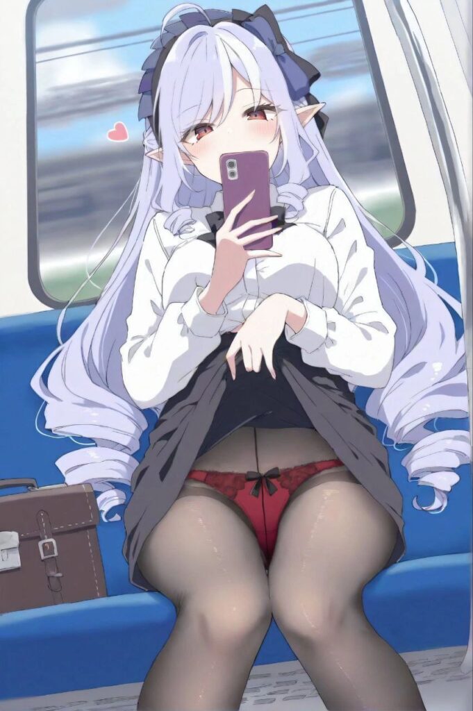 パンツを見せつけてくるエッチな女の子の二次画像【微エロ】 その6