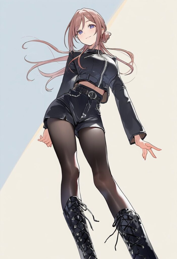 黒タイツ・ストッキングを履いている女の子の二次画像【非エロ】