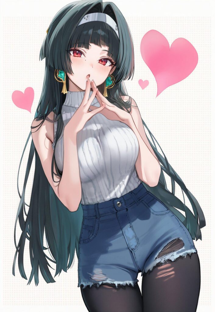 黒タイツ・ストッキングを履いている女の子の二次画像【非エロ】