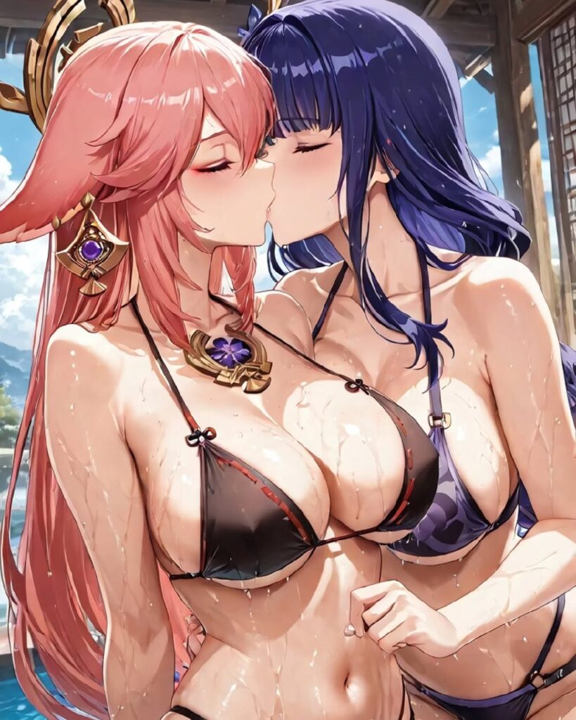 原神キャラの百合な二次エロ画像　その2