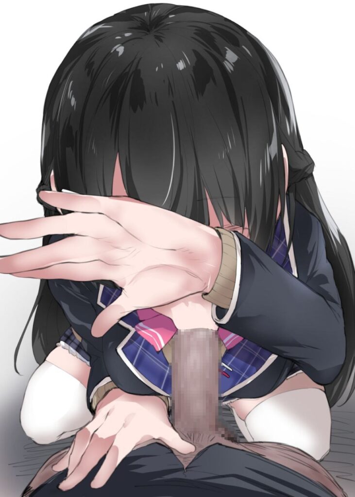 黒髪女子の二次エロ画像