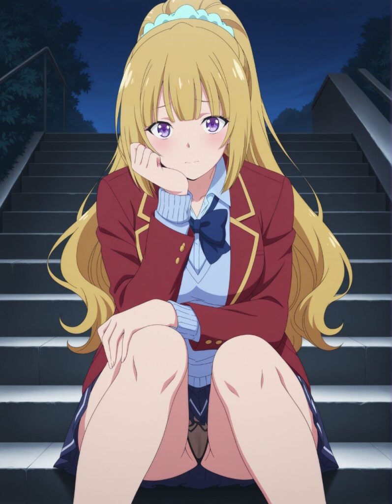 かわいい女の子のパンチラ二次エロ画像