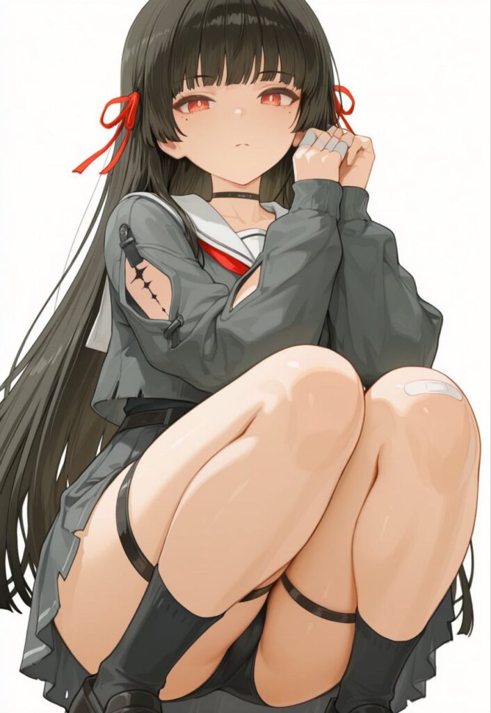 かわいい女の子のパンチラ二次エロ画像