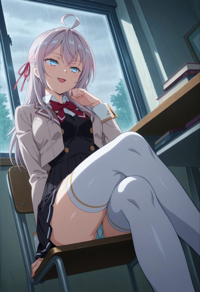 かわいい女の子のパンチラ二次エロ画像