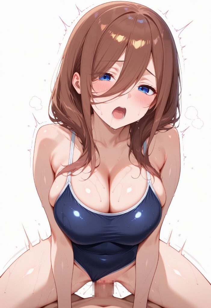 騎乗位で気持ちよくなってる女の子の二次エロ画像 その13