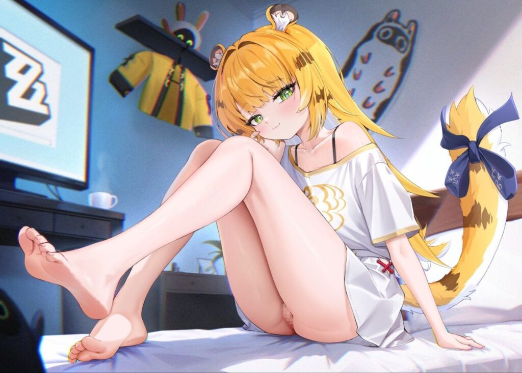 ノーパンな女の子の二次エロ画像　その2