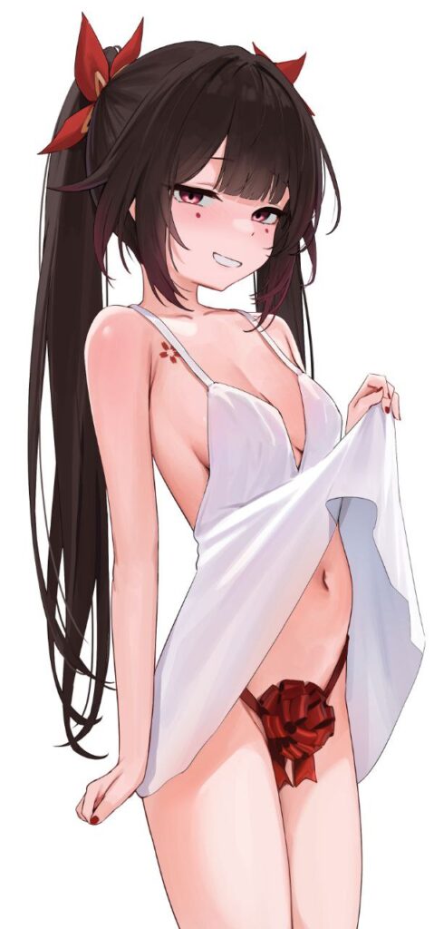 際どい衣装の女の子の二次エロ画像　その2