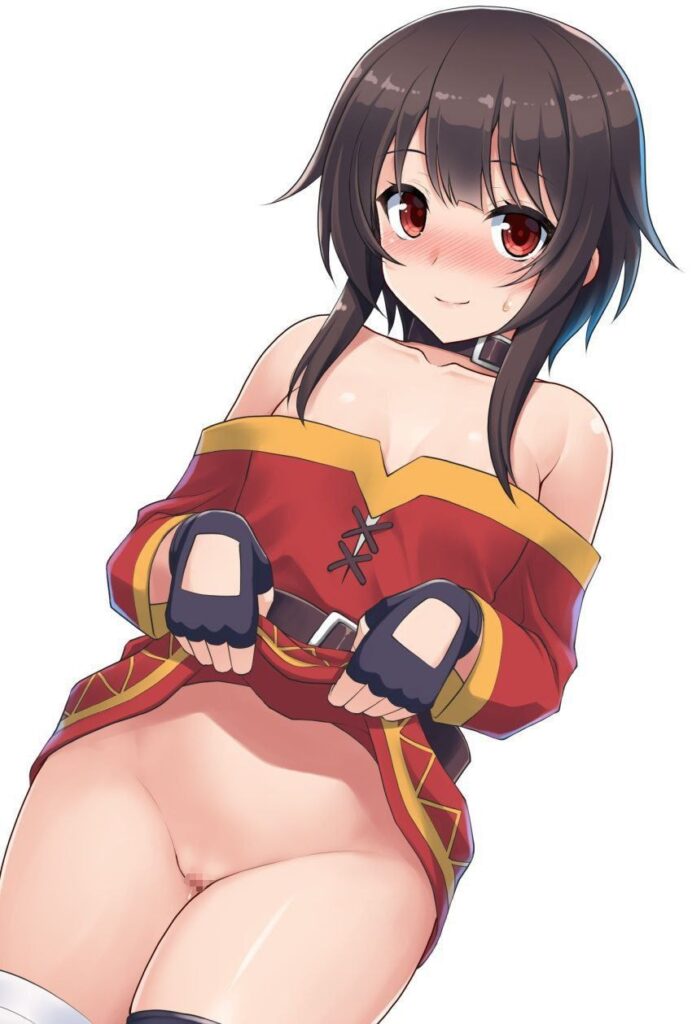 ノーパンな女の子の二次エロ画像　その2