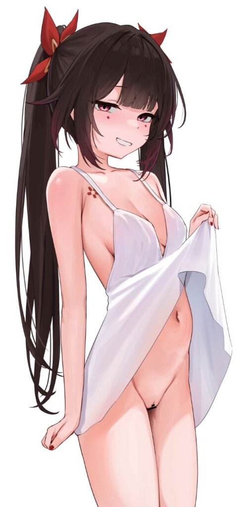 ノーパンな女の子の二次エロ画像　その2
