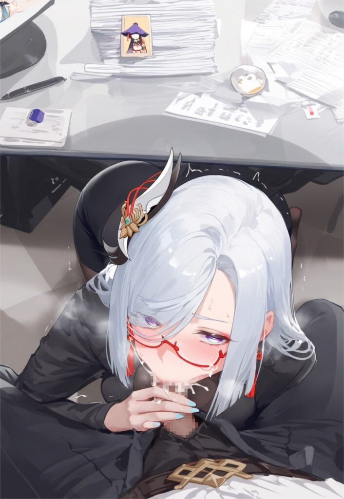 【フェラチオ】ち○ぽを一生懸命しゃぶってくれる女の子の二次エロ画像　その3