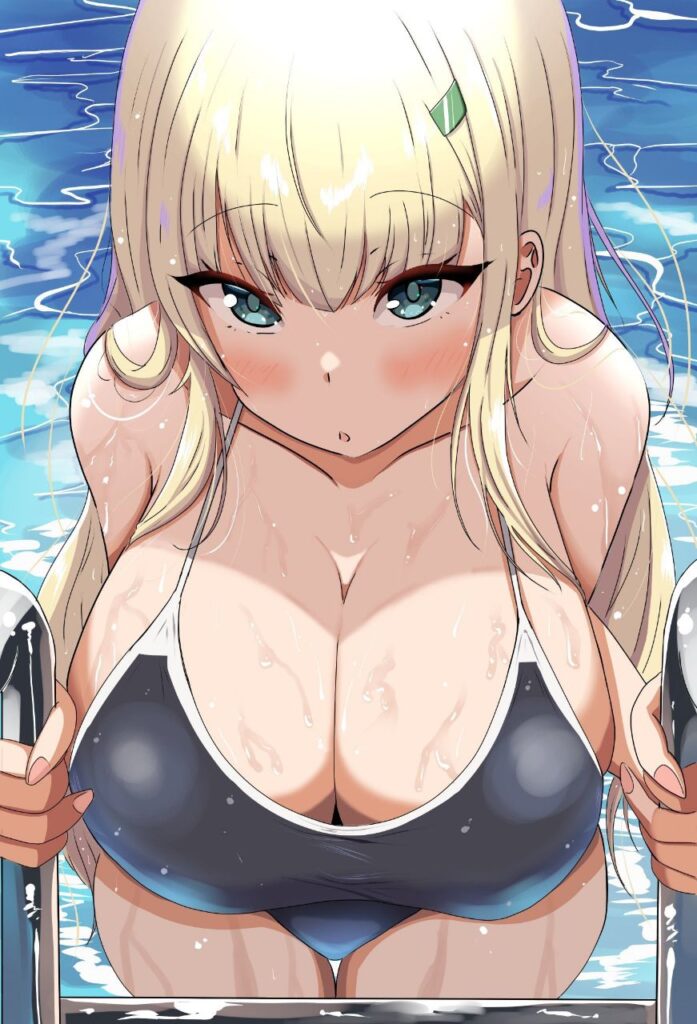 競泳水着・スクール水着の女の子の二次エロ画像