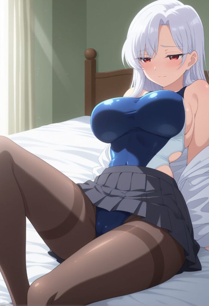 競泳水着・スクール水着の女の子の二次エロ画像