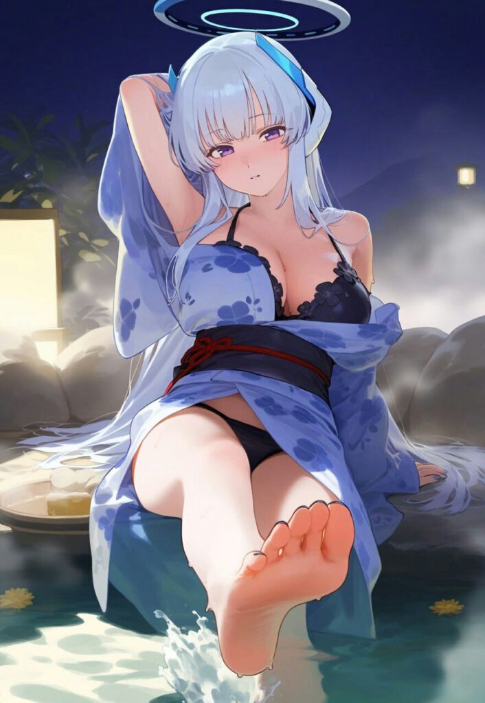 温泉に入っている女の子の二次エロ画像　その5