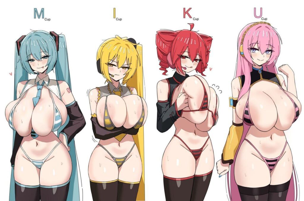 超爆乳女子の二次エロ画像