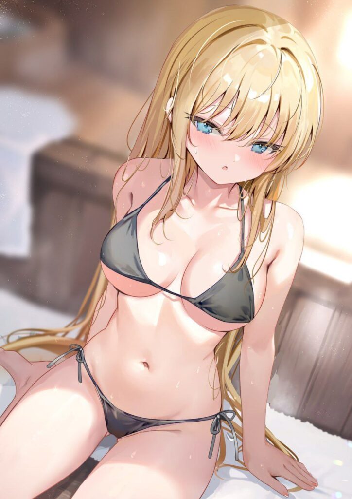 水着の女の子の二次エロ画像