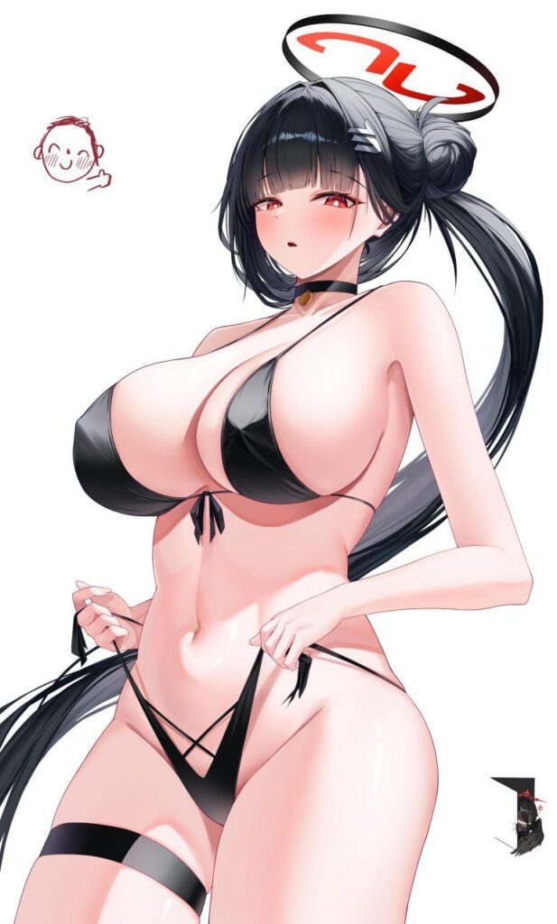 水着の女の子の二次エロ画像