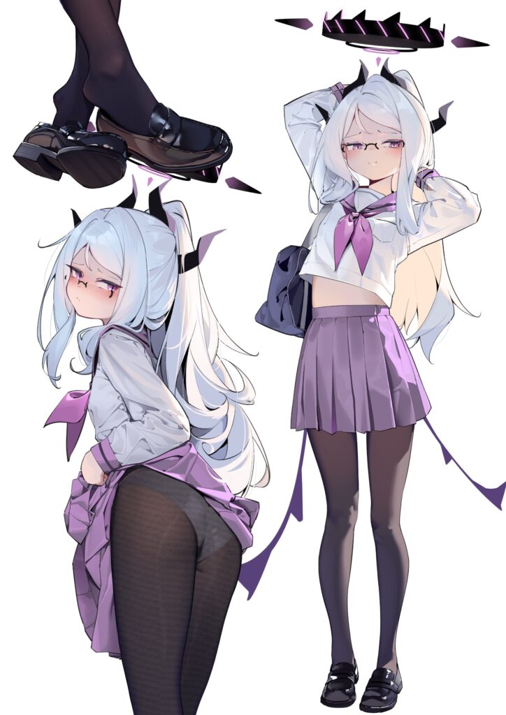 かわいい眼鏡っ娘の二次エロ画像
