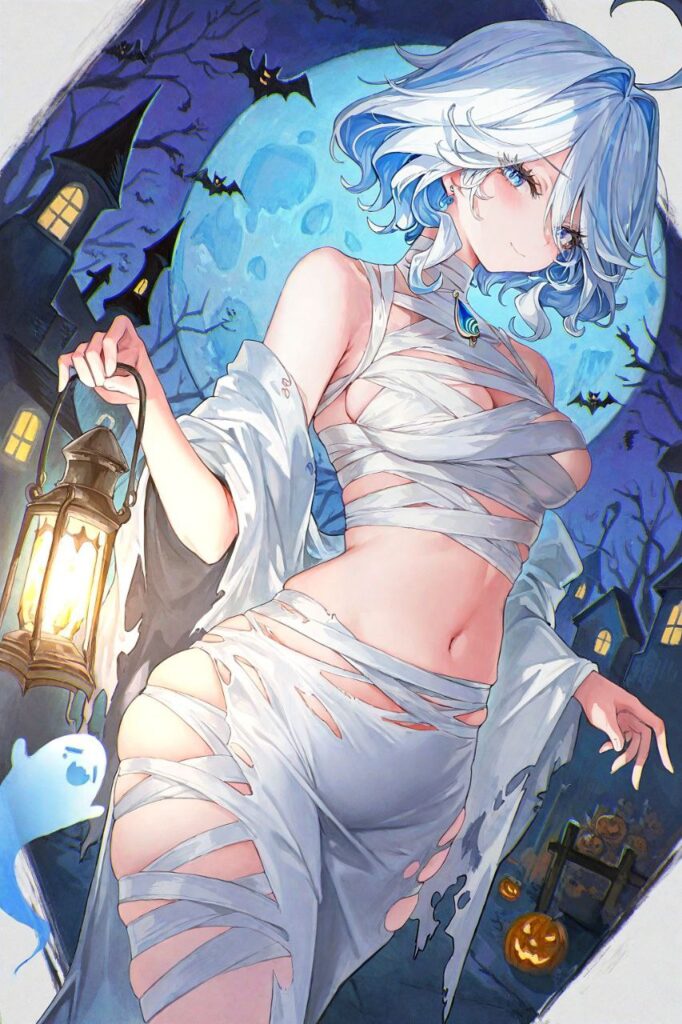 【ハロウィン】かわいくてちょっとエッチな女の子の二次エロ画像