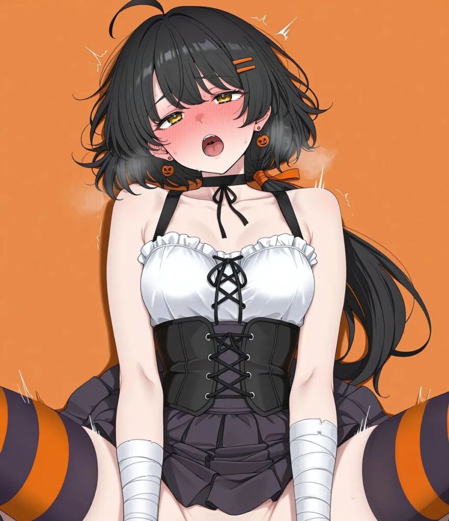 【ハロウィン】かわいくてちょっとエッチな女の子の二次エロ画像