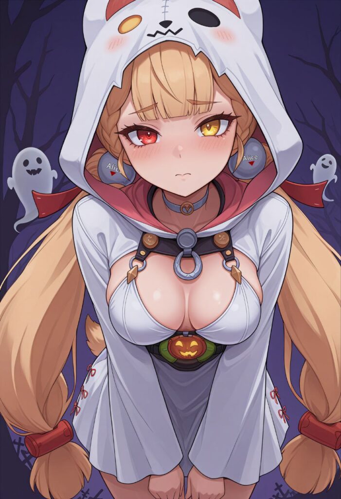 【ハロウィン】かわいくてちょっとエッチな女の子の二次エロ画像