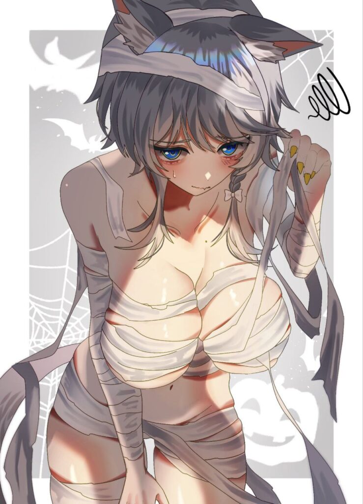 【ハロウィン】かわいくてちょっとエッチな女の子の二次エロ画像