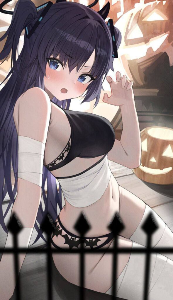 【ハロウィン】かわいくてちょっとエッチな女の子の二次エロ画像
