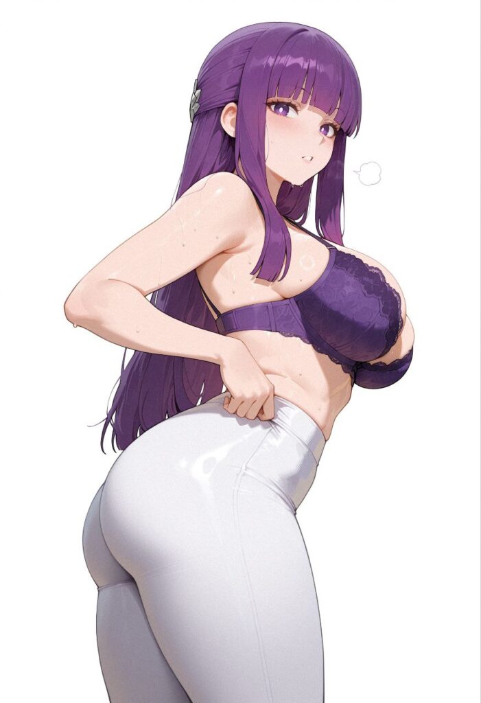 白タイツ・ストッキングを履いている女の子の二次エロ画像