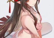白タイツ・ストッキングを履いている女の子の二次エロ画像